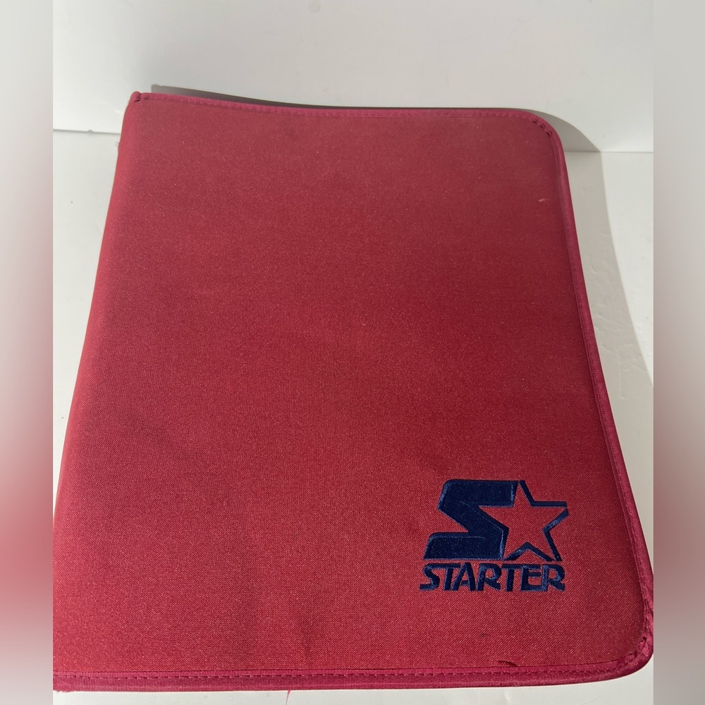 Vintage Starter Zip-up Agenda Binder Organizer W/ Pencil‎ Pouch Brand new